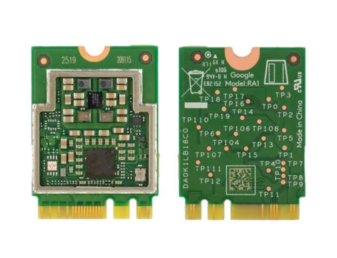 Google Coral M.2 Accelerator A+E key AI Accelerator