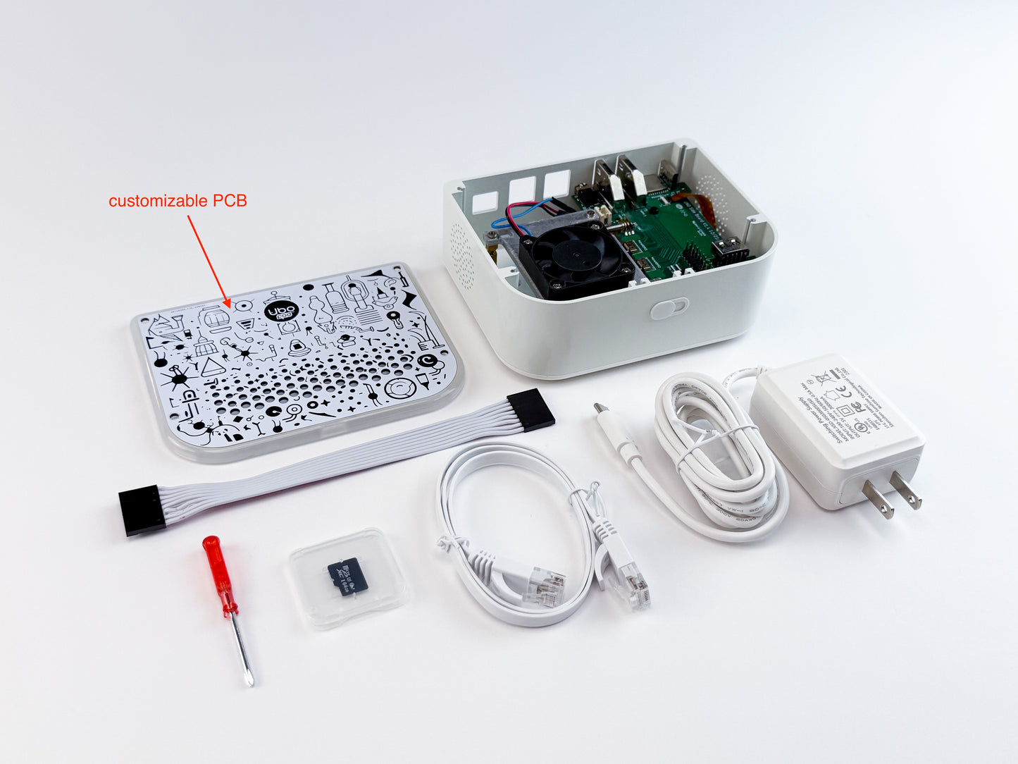Ubo Case 4 - Customizable Enclosure for Raspberry Pi 4